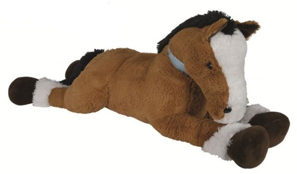 Nicotoy Peluche Cheval Marron - 120 cm