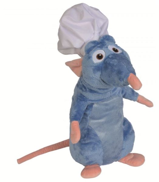 Disney Peluche Rémy avec Toque Ratatouille - 60 cm