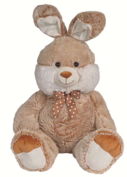 Nicotoy Peluche Lapin Beige Assis - 60 cm