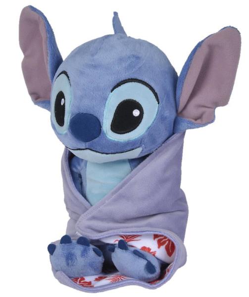 Doudou bébé bleu Stitch DISNEY