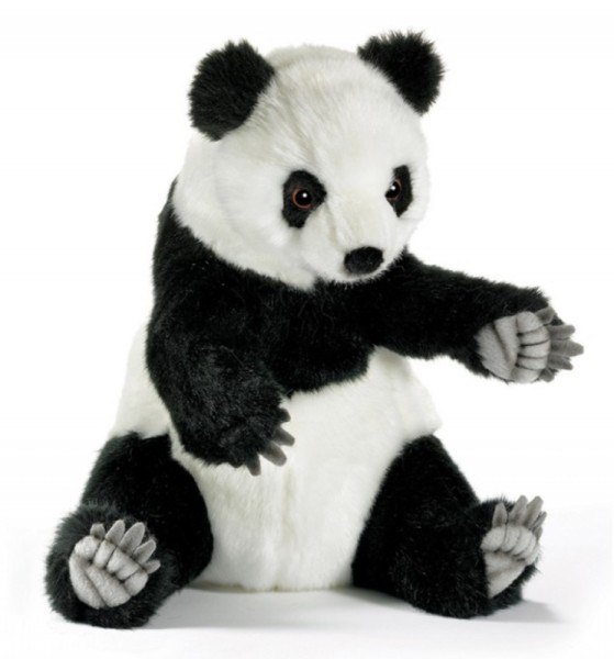 Hansa Peluche Panda Assis - 26 cm