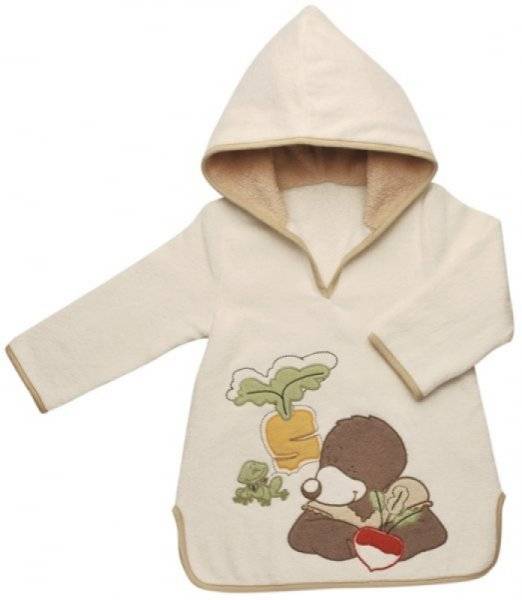 Noukies Peignoir Taupe Emma 12-24 mois