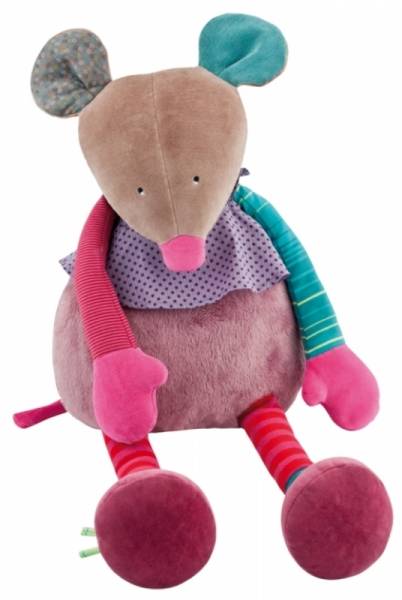 Moulin Roty Peluche Activités Souris Les Jolis Pas Beaux - 63 cm