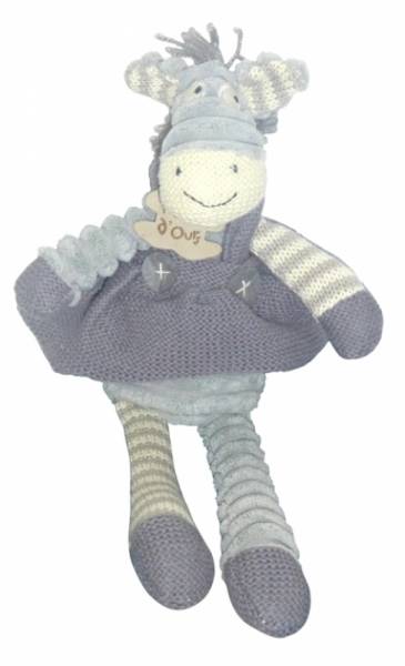 Histoire d Ours Peluche Ane Brindille Fripon - 30 cm