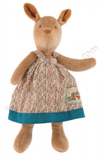 Moulin Roty Peluche Biche Blanche La Grande Famille - 30 cm