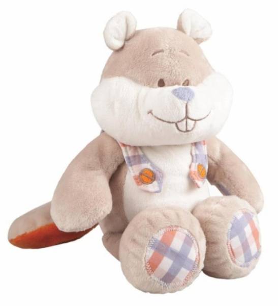 Noukies Peluche Castor Charlie Large - 80 cm