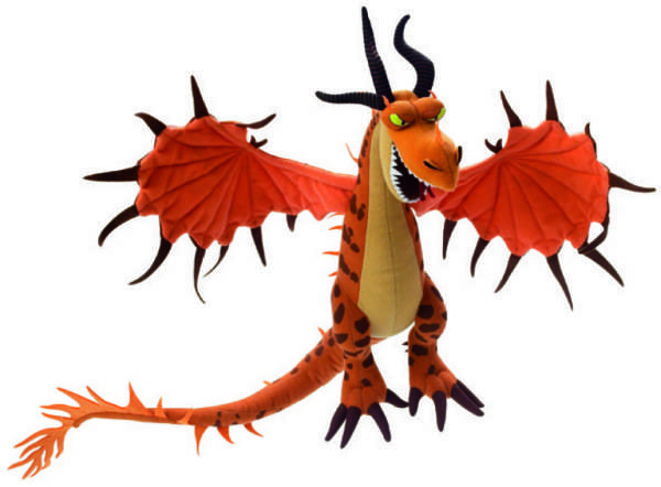Jemini Peluche Dragon Cauchemar Monstrueux - 35 cm