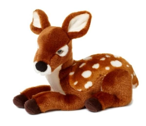WWF Peluche Faon Couché - 30 cm