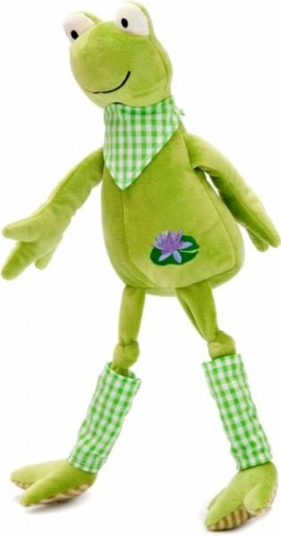 Les Petites Marie Peluche Sonore Grenouille Magouille - 45 cm