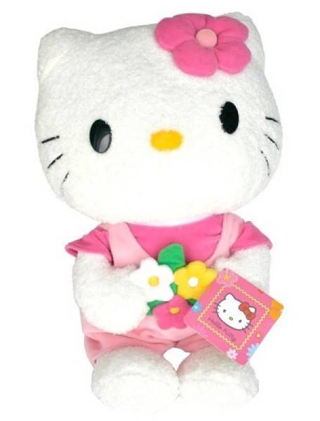 Jemini Peluche Hello Kitty Bouquet de Fleurs - 40 cm