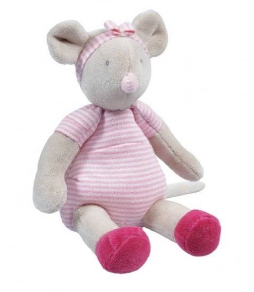 Moulin Roty Peluche Hochet Souris Lila - 20 cm