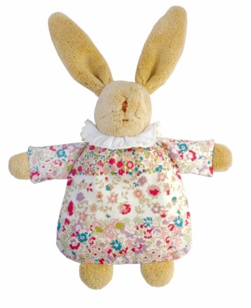 Trousselier Peluche Lapin Hochet Liberty  - 19 cm