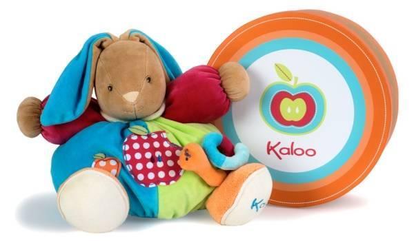 Kaloo Peluche Lapin Patapouf Pommes Colors - 30 cm