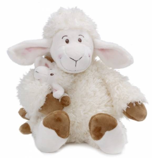  Peluche Maman et Bébé Mouton Lisa