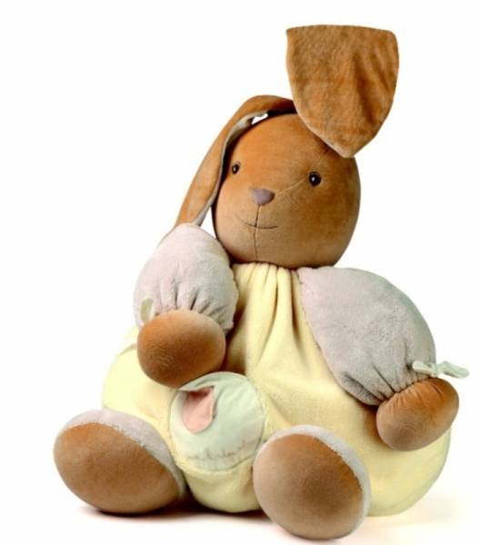 Kaloo Peluche Maxi Patapouf Lapin Plume Crème - 50 cm