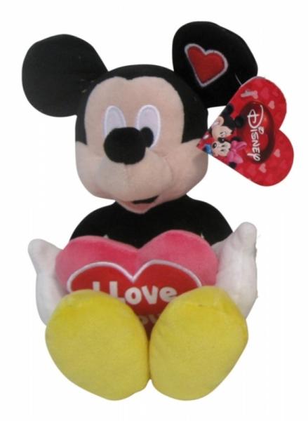 Disney Peluche Mickey I Love You - 25 cm
