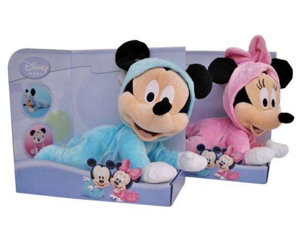 Disney Peluche Minnie Bébé Rampant - 30 cm