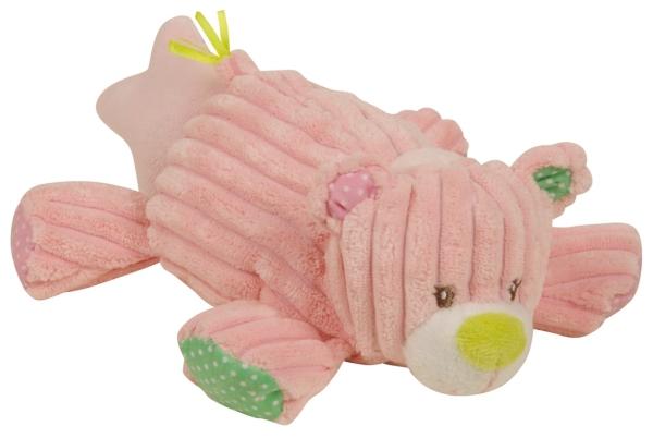 Babynat Peluche Musicale Chat Rose - 18 cm