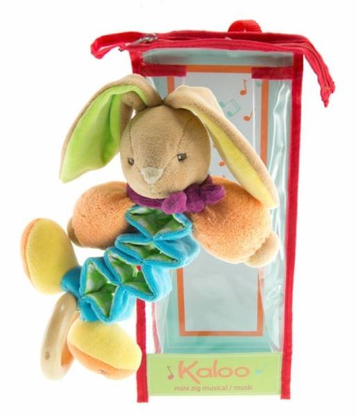 Kaloo Peluche Musicale Lapin Mini Zig Colors