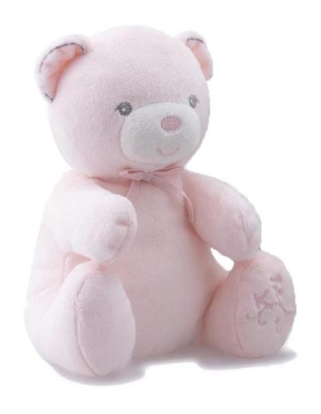 Kaloo Peluche Musicale Ours Rose Perle - 25 cm