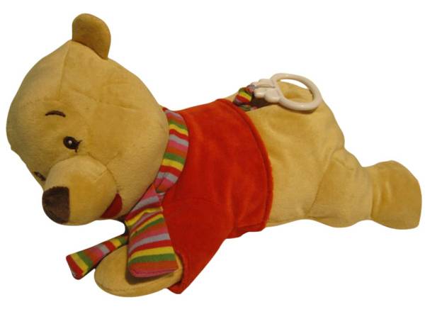 Disney Peluche Musicale Winnie Ourson Couché - 30 cm