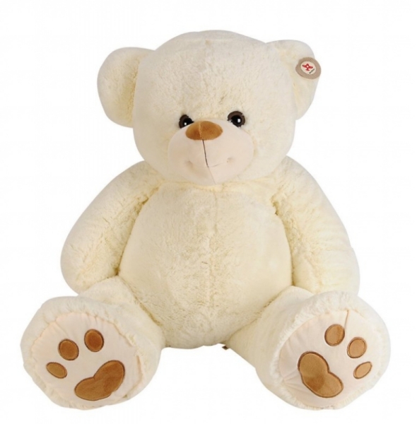 Nicotoy Peluche Ours Ivoire - 100 cm