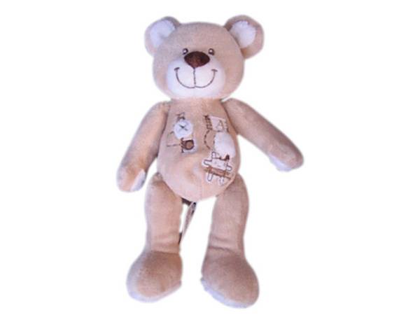 Nicotoy Peluche Ours Beige