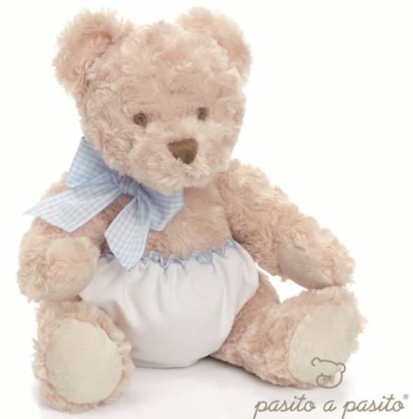 Pasito A Pasito Peluche Ours Bleu - 30 cm