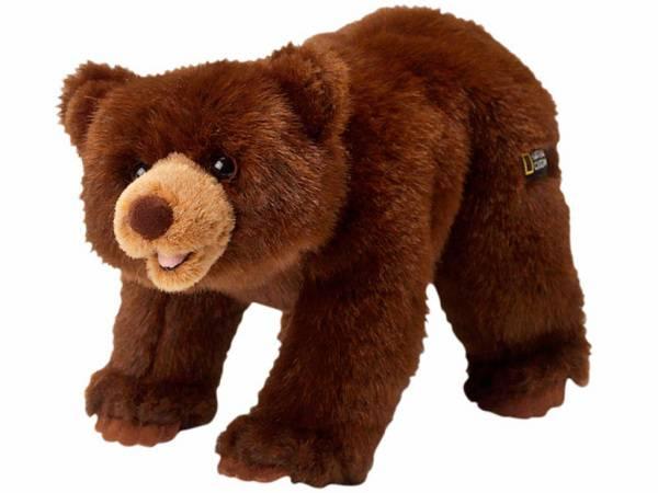 National Geographic Peluche Ours Brun - 25 cm