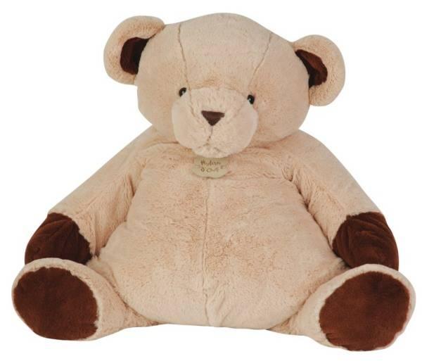 Histoire d Ours Peluche Ours Chocolat au Lait - 55 cm