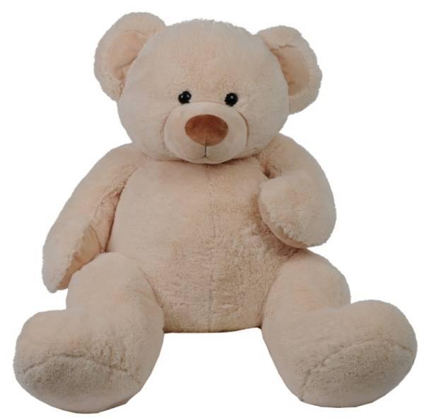 Pat'Ours peluche blanc 65 cm