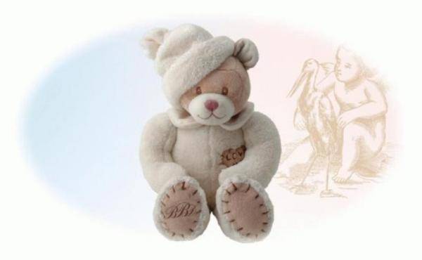 Bukowski Peluche Ours Ivo - 40 cm