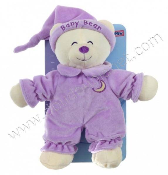 Gipsy Peluche Ours Parme Baby Bear - 24 cm
