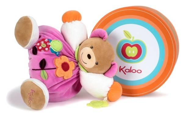 Kaloo Peluche Ours Patapouf Fleur Colors - 30 cm