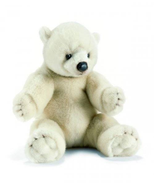 Anima Peluche Ours Polaire Assis Ushuaïa - 70 cm