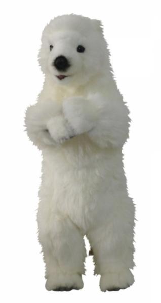 Anima Peluche Ours Polaire Dressé - 44 cm