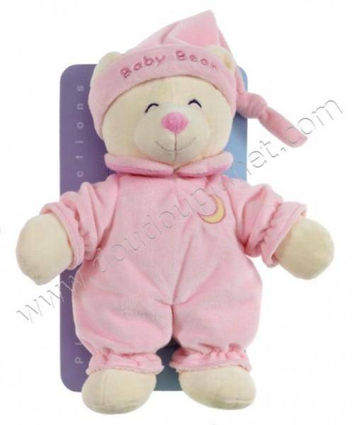 Gipsy Peluche Ours Rose Baby Bear - 24 cm
