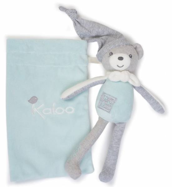 Kaloo Peluche Ours Zen Aqua - 20 cm