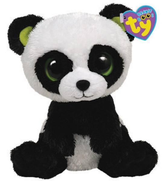 Ty Peluche Panda Bamboo Beanie Boo's - 23 cm