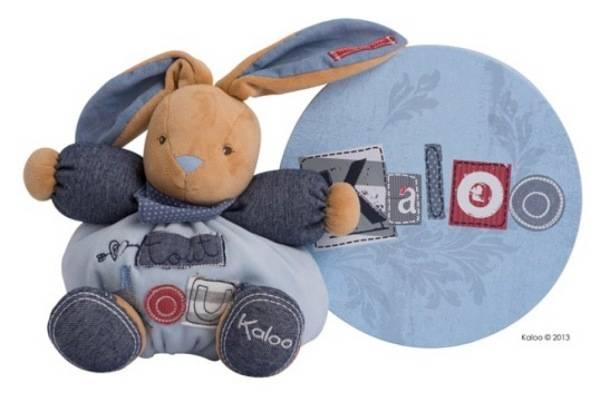 Kaloo Peluche Patapouf Lapin Tout Doux Blue Denim - 25 cm