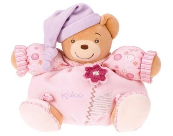 Kaloo Peluche Patapouf Ours Bonne Nuit Lilirose
