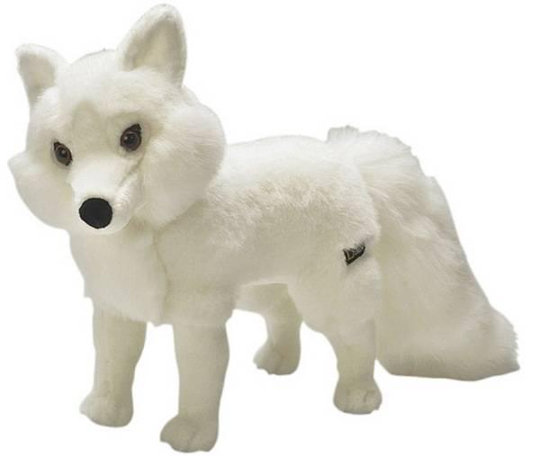 National Geographic Peluche Renard Blanc Debout - 42 cm