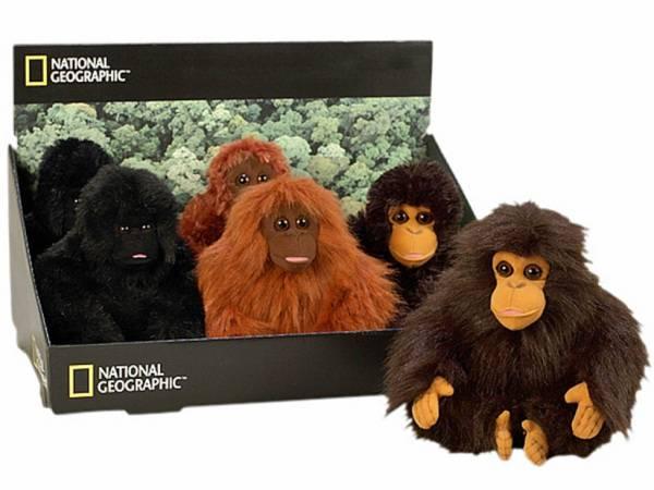 National Geographic Peluche Singe Orang Outang - 18 cm