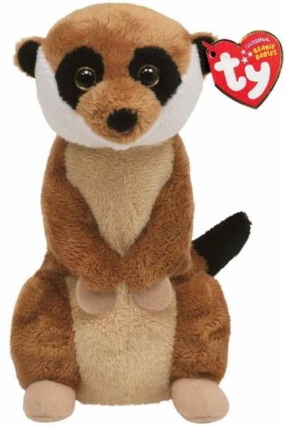 Ty Peluchette Suricate Burrows Beanie Babies - 16 cm