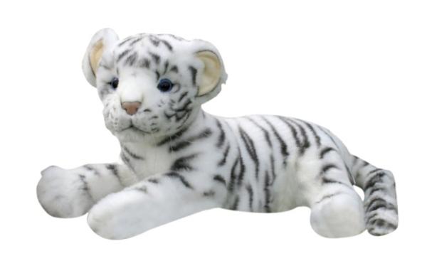 Anima Peluche Tigre Blanc - 35 cm