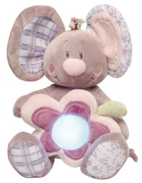 Noukies Peluche Veilleuse Souris Nina