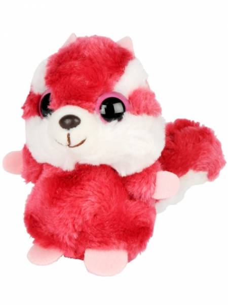 Histoire d Ours Peluche Yoohoo Rouge - 15 cm