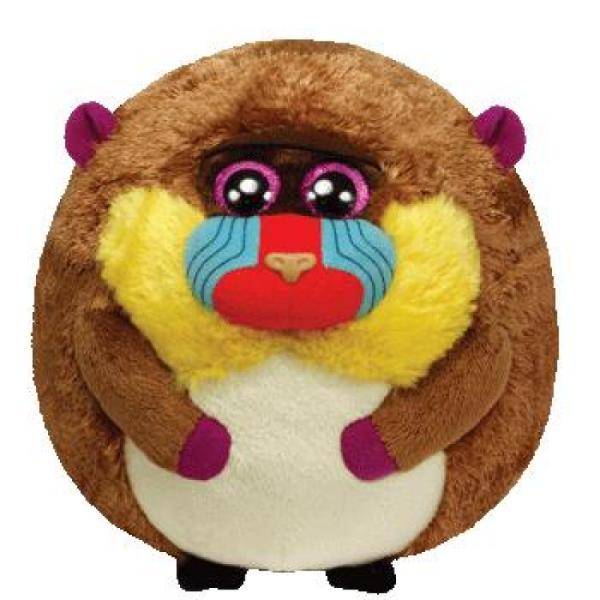 Ty Peluchette Boule Babouin Charlie Beanie Ballz - 10 cm