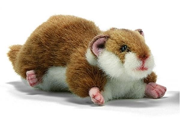Anima Peluchet Hamster Couchée - 16 cm