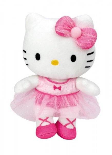 Jemini Peluchette Hello Kitty Ballerine - 15 cm